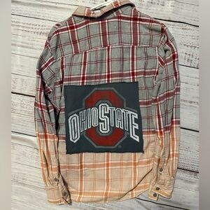 Ohio State Plaid Flannel Shirt